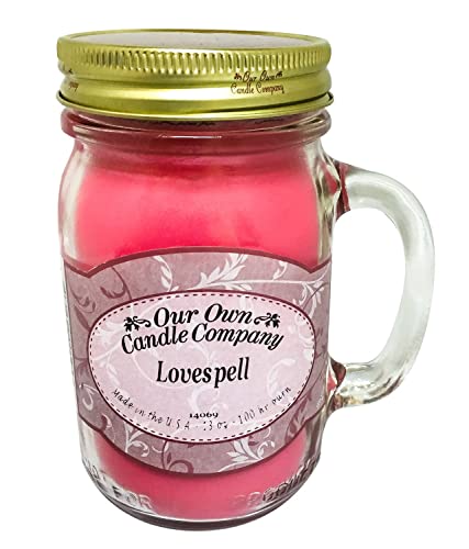 Lovespell Scented 13 Ounce Mason Jar Candle By Our Own Candle Company #TOP7