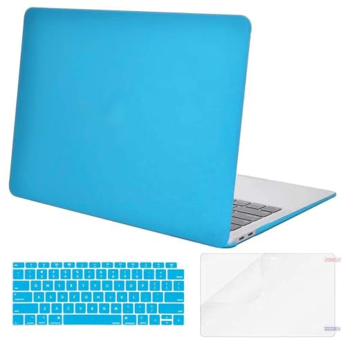 Image of Red Lemon Hardshell Case for MacBook Air 13 inch [2020 2019 2018 Release] M1 A2337 A2179 A1932 with Retina Display Touch id Hard Case Cover (Light Blue)