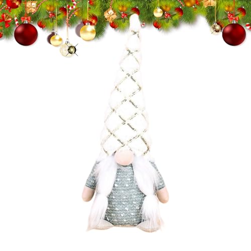 Nain de jardin de 45 cm et figurine étincelante pour décoration de table