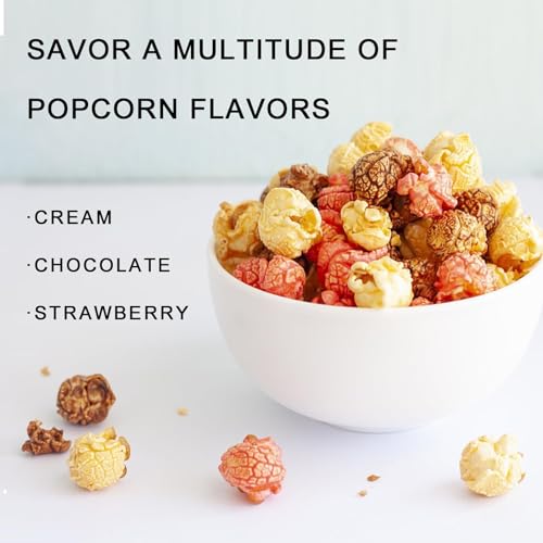 Mandyom Popcorn Machine, Chinese Vintage Traditional Popcorn Maker Manual Popcorn Grain Amplifier Stainless Steel Popcorn Popper Gifts thumb #3