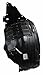 For Nissan 350Z 03-05 Rh Right Hand Splash Shield Front HALF