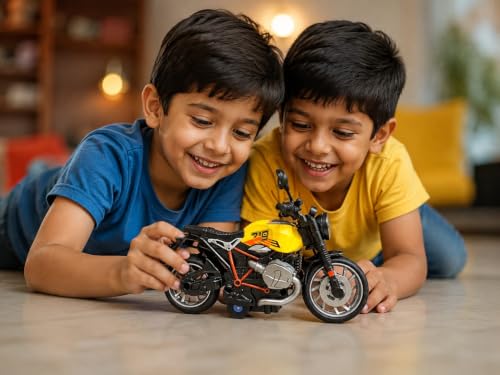 Image of Pull Back Bike Toy for Kids| Wonderful Design and Bold Looks. | Miniature Scaled Models Toy CAR (Colour AS Available) -1