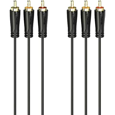 Hama 1.5m Cinch-RCA AV Connection Cable Cover
