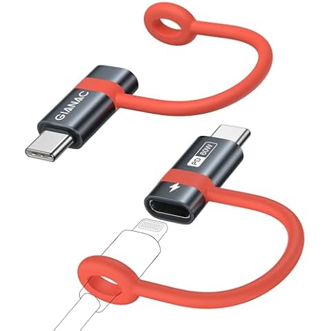 GIANAC Lightning to USB C Adapter Pack Cover