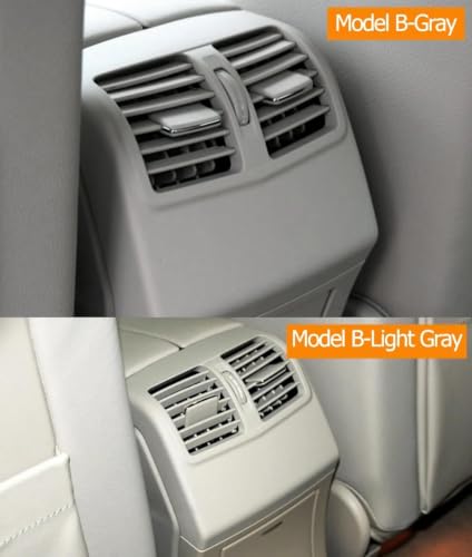 Garniture panneau couverture grille ventilation Benz W212 ABS gris clair - 5
