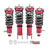 Coilovers 24 Click Damper Kit Compatible For Honda Civic 92-00 EG EJ EH Integra DC DB 94-01 Spring Struts Suspension Shock Absorber Struts