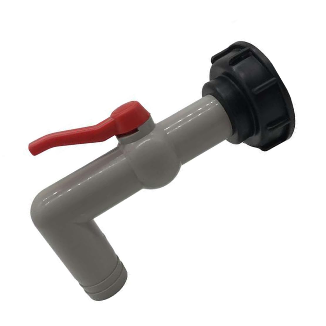 IBC Tank Adapter Water Tank Outlet Tap 90 Degree Extended Valve Fittings Parts Accessories Water Connector