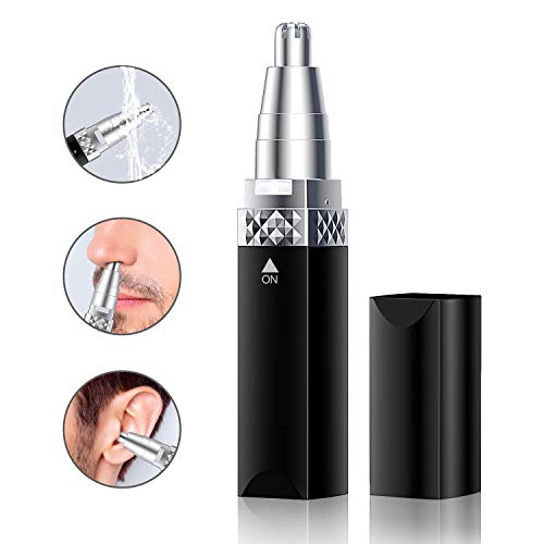 Preisvergleich Produktbild Cocoda Nasenhaartrimmer, Professioneller Ohrhaarentferner Nasentrimmer, Elektrischer Nasenhaarschneider für Herren und Frauen, Batteriebetrieben, für Nasenhaar / Augenbrauen / Ohrenhaar / Bart