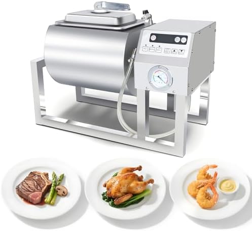 Hakka Meat Tumbler Marinator, 36lb/18L Vacuum Tumbler Marinating ...