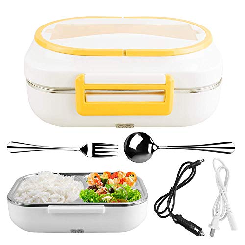 Electric Lunch Box Bento Meal Heater Portable Food Warmer with Stainless Stell Container