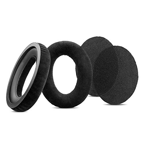 Almohadillas para auriculares PC 360 de repuesto compatibles con Sennheiser G4ME ONE, GAME ONE, PC 360, PC363D, PC373D, PC37X (Negro2) miniatura 6