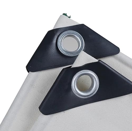 Lona impermeable resistente al agua, 4 x 5 m, con ojales y cuerda, ideal para caravanas, piscinas y barcos