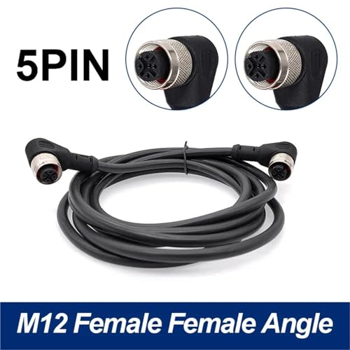 Cable conector de Sensor M12 angular contra falsos contactos mecánicos en esquinas de 2m 2