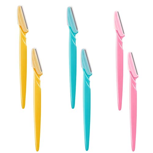 Depiladoras, Personal Care Appliances JSBelle Set de 6 Eyebrow Razor, Maquinilla de afeitar ceja afeitadora con cubierta de precisión para mujer (6 piezas)