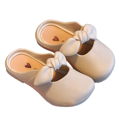 Kids Clogs Slides Sandals Toddler Non Slip Water Shoes Girls Cute Slip-on Slippers with Bowknot Shoes