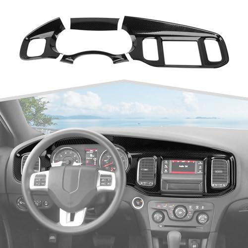 amayum Carbon Fiber Charger Dashboard Panel