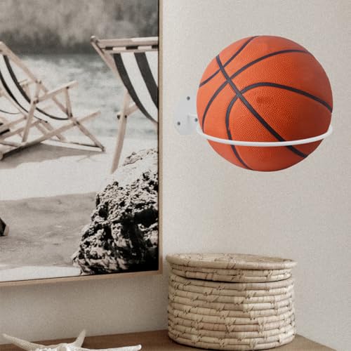Rangement mural pour ballons polyvalent et compact blanc - 5