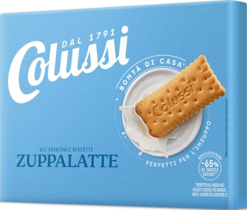 Colussi Zuppalatte, Biscotti Secchi, Buoni da inzuppare, 500 g