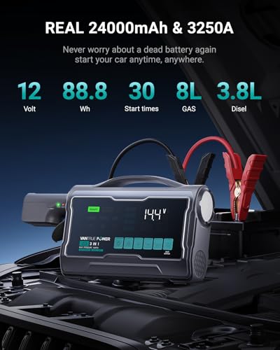 Portable Car Jump Starter Power Bank