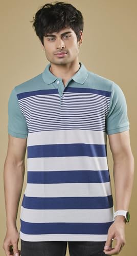 Image of 3BROS Men's Collor Neck Polo T-Shirt, Anti Stain and Half Sleeves, Cotton Blend, Regular Fit Tshirt for Men || Mens t Shirt