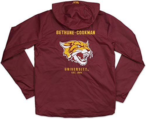 Big Boy Bethune-Cookman Wildcats S5 Mens Windbreaker Jacket [Maroon] - ID#8928-104-207-0-02