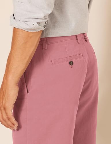 Image of Amazon Essentials Men's Classic-Fit 9 inch Cotton Twill Chino Shorts with Button-Through Pockets