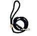 Black Handmade Rope Leashes for Dogs Rope Dog Leash Rope Cute Dog Leash Braided Dog Leash Cotton Rope Leash for Small Dogs 5FT Organic Cotton