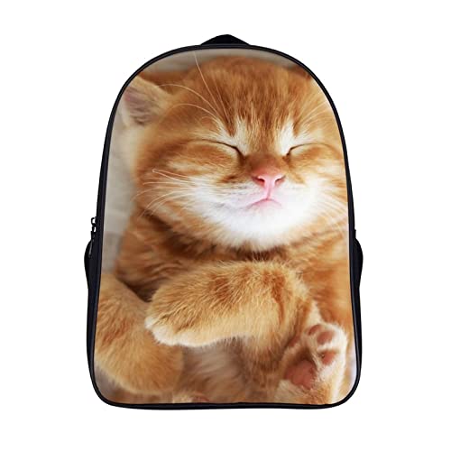 Sac à dos élégant unisexe pour les étudiants avec motif chat mignon