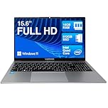 15.6" Full HD Laptop - 16GB RAM 512GB M.2 SSD Windows 11 Home, Dual-Band WiFi, Integrated Webcam - S15 N2 15 Inch Lightweight Laptop