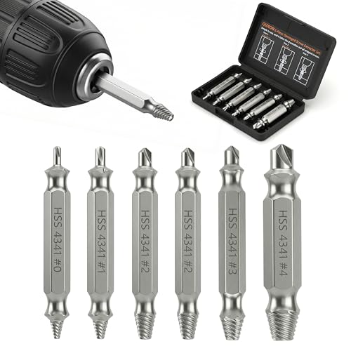 Gifts for Men Damaged Screw Extractor Set - Xmas Stocking Stuffers for Him