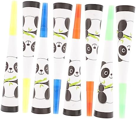 Totority 9 Pcs Panda Toy Girl Toy Baby Musical Toys Colored Trumpet Toy Props Football Wind Instrument Child