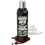 Gnarly Joe Beard Shampoo for Men - 250ml Natural Face Wash with African Black Soap, Argan Oil & Shea Butter - Beard Dandruff Shampoo Care - Vegan Beard Soap & Beard Wash for Men - UK Made