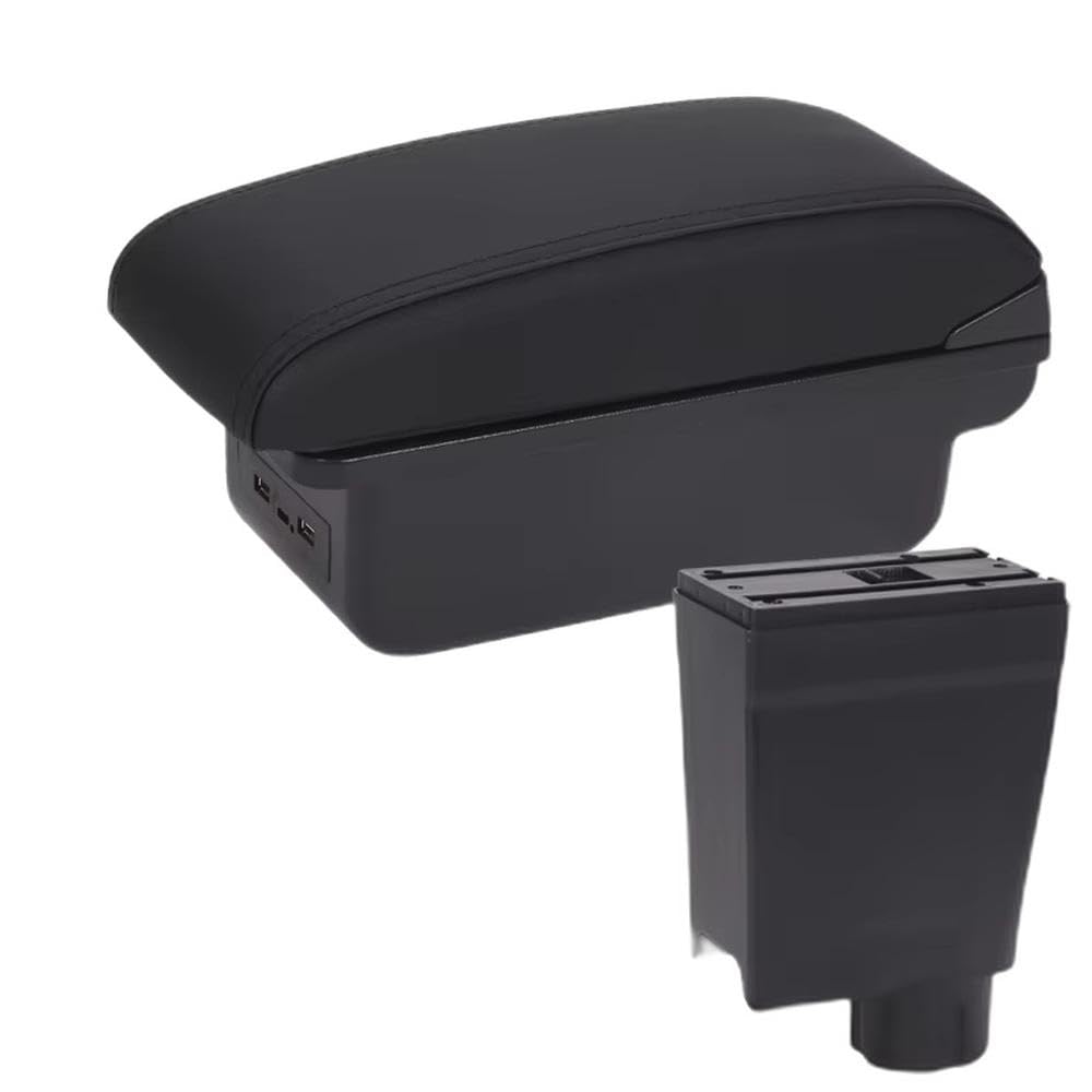 Fsozdbbpl B2 Black Line 3Usb For Fiat Uno 2022 Car Armrest Box Center Console Armrest Storage Box Interior Parts
