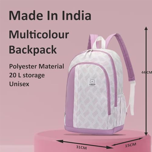 Image of Tinytot 30 Litre Japanese Korean Style School Bag Water-Resistant Laptop & Travel Backpack - Unisex Large 18 Inches Multipurpose Student Backpack for Boys & Girls, Men & Women