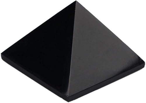 Pirámide de turmalina negra de 1.772-2.165in - Regalo de piedras preciosas, curación, generador de energía, herramientas de meditación y energía
