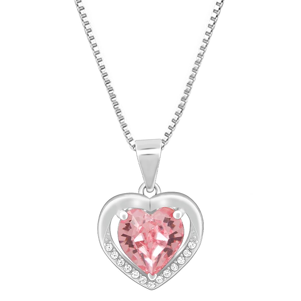 925 Silver Anushka Sharma Valentine Pendant| Gifts for Girlfriend, Gifts for Women and Girls |With Certificate of Authenticity and 925 Stamp | 6 Month Warranty