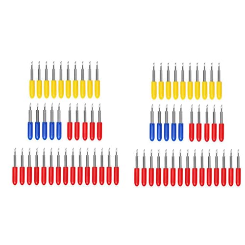 2X 30/45/60 Grados para para Plóter de Corte Hoja de Vinilo Cortadora Cuchillas para Máquina Fresadora Herramientas de Tallado