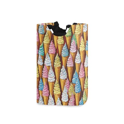 Ttgoth Cesta de lavandería plegable grande con asas, cesta organizadora de ropa para dormitorio, dormitorio, baño