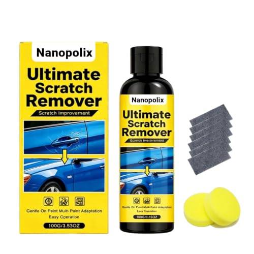 Nanopolix Scratch Remover Nanopolix Ultimate Scratch Remover Quick Repair Scratches and Restore Shine Suitable for All Paint Types (1pc)
