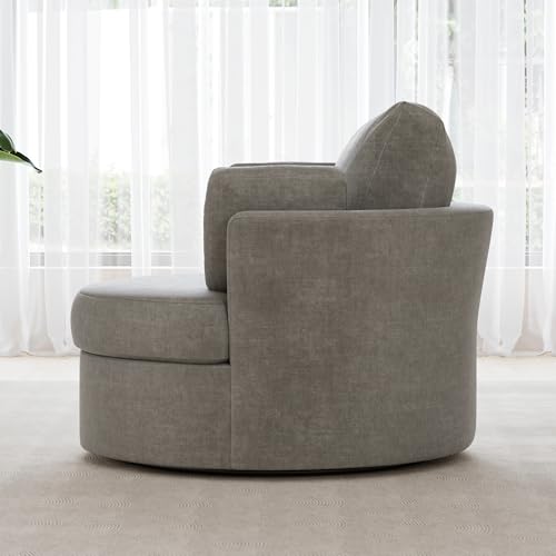 Sillón giratorio estándar Gris claro miniatura 6