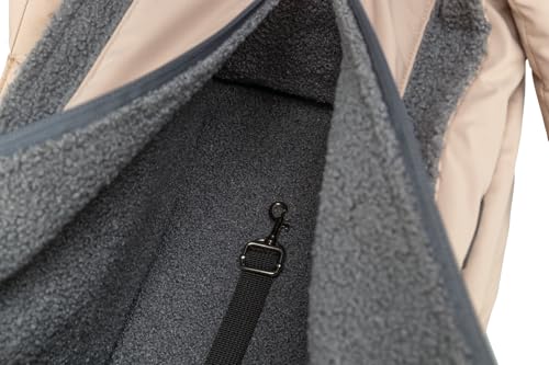 TRIXIE Transporttasche Gina für Hunde in beige/grau – praktische Tragetasche zum Transportieren deines Vierbeiners – modernes & Zeitloses Design – 28849