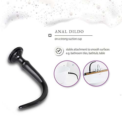 Anale plugs 50 cm grote staart nep penis anaal seksspeeltje zuignap butt plug, anale dildo super lang voor anaal orgasme anus dilatator seksspeeltje voor mannen vrouwen A65 - Afbeelding 4