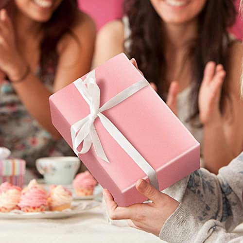 Image of Larcenciel Rose Gold Tissue Paper Bulk, 100 Sheets Metallic Gift Wrapping Paper and Art Supplies Perfect for Valentine's Day, Wedding, Mother's Day,20x14 inch