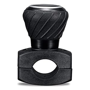 Spurtar Steering Wheel Knob, Universal Car Steering Wheel Aid Assister Spin Knob Fit for Steering Wheel, Cars, Semi Truck, Forklifts, Tractors, Boat, and Golf Cart – Black