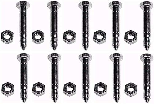 Replacement Snow Thrower Blower Shear Pins Bolts AM136890 51001500 510015 916 (10 Pack)