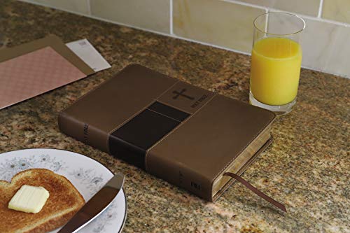 Image of Niv, Premium Gift Bible, Leathersoft, Brown, Red Letter Edition, Comfort Print