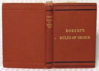 Hardcover Pocket Manual of Rules of Order for Deliberative Assemblies.. Book