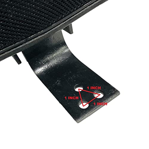 Image of GOYALSON Office Visitor revolving Boom Chair Back with headrest Spare Parts Accessories Smile Jali Model Chair Net Back with nut Bolts and Key Easily fit to Every Chair (Chand Back)