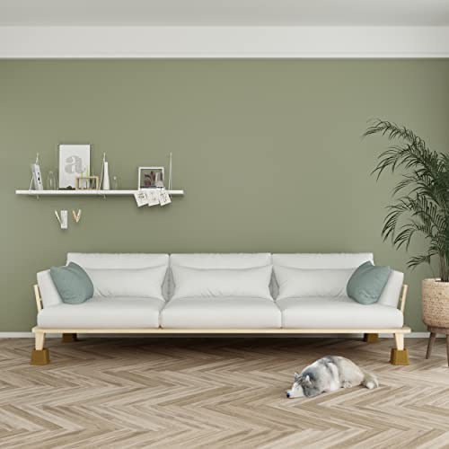 Ahasolid Bed Risers 2 Inch Heavy Duty, Furniture Risers For Bed Frame, Couch, Desk, Chair, Lifts Up To 1,500 Lb, Set Of 8, Browm #TOP2