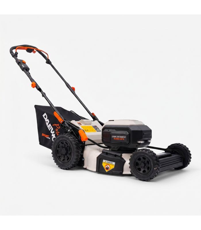 Tondeuse à Batterie 62V DAEWOO, Lame 51 cm, Batterie 4Ah et Chargeur - DALLM62BL-20SP-K1